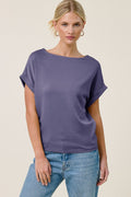 KLD KD45183 CUFFED SLEEVE TOP