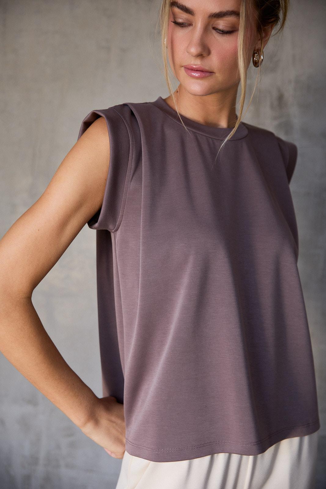 KLD KD45518-BROWN TOP