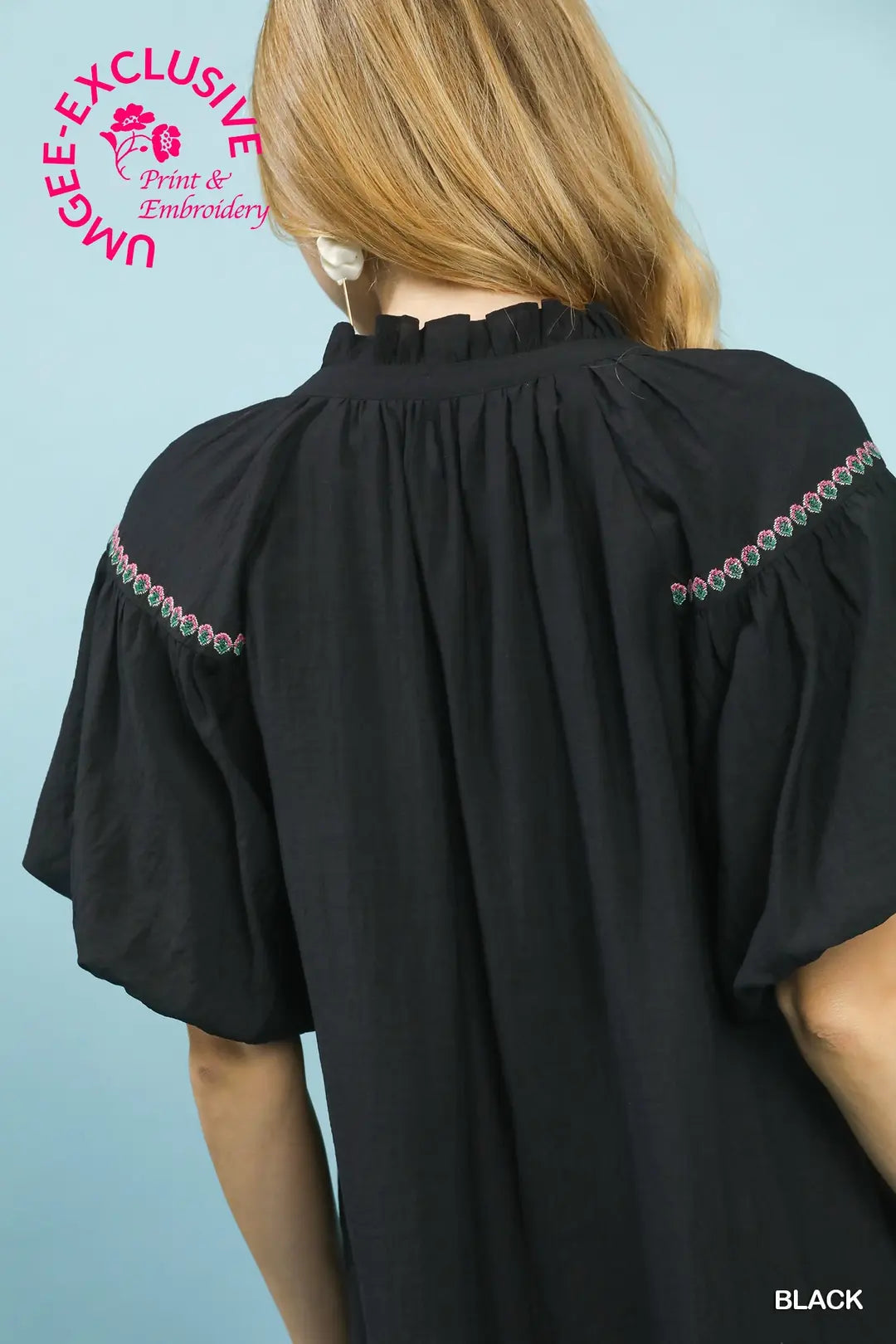 UMGEE BUBBLE SLV DRESS C4810