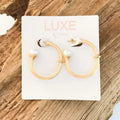 VIRTUE THE LUCIA HOOP WITH PEARL EARRINGS