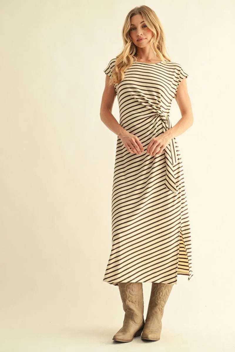 JODIFL STRIPED DRESS G16997
