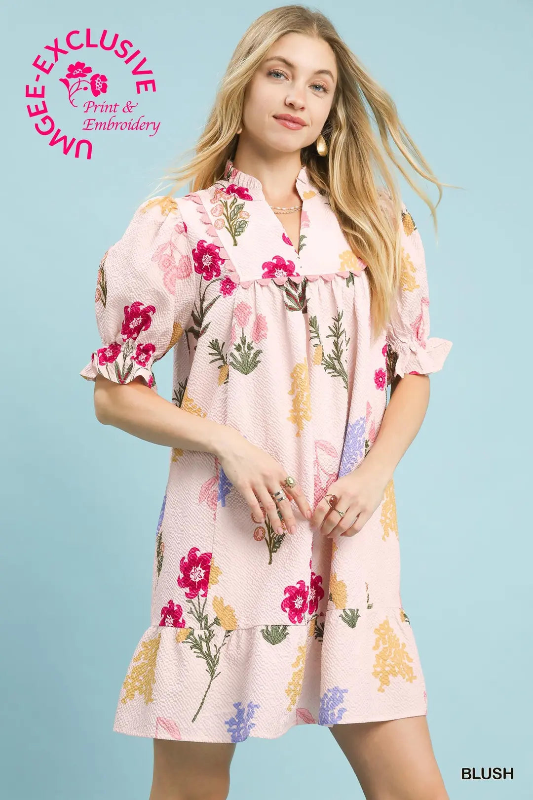 UMGEE BLUSH DRESS C5764