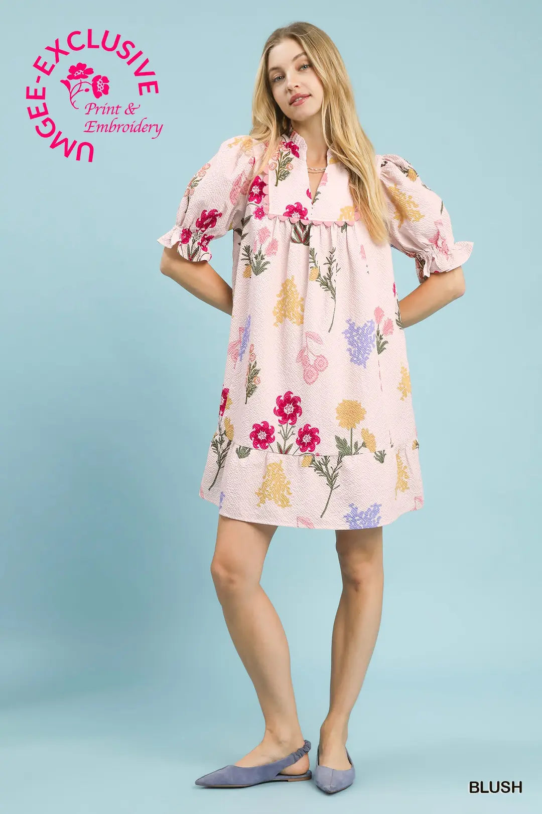 UMGEE BLUSH DRESS C5764