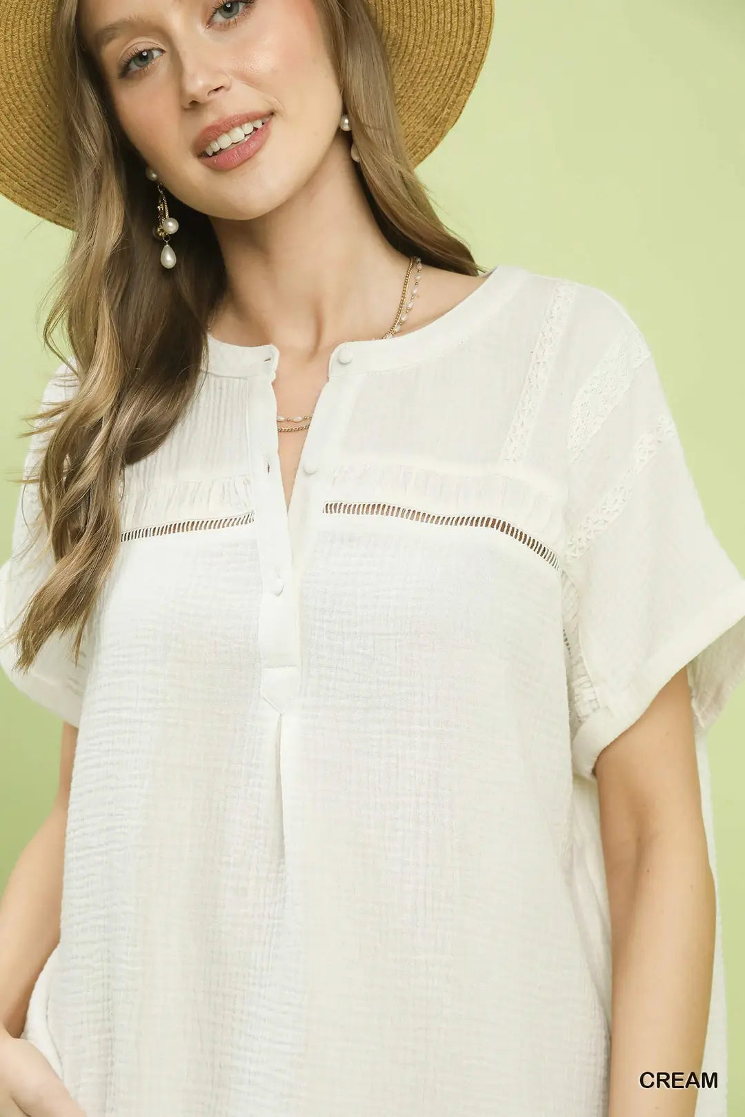 UMGEE CREAM BOHO BLOUSE K2020