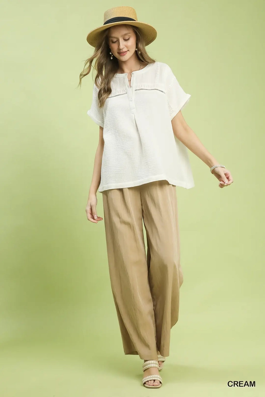 UMGEE CREAM BOHO BLOUSE K2020