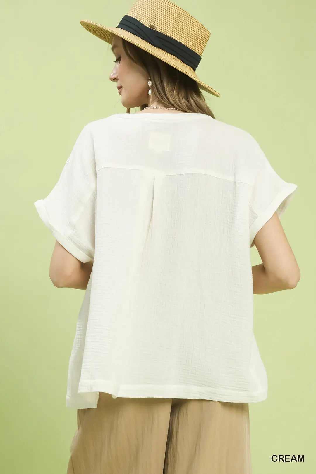 UMGEE CREAM BOHO BLOUSE K2020