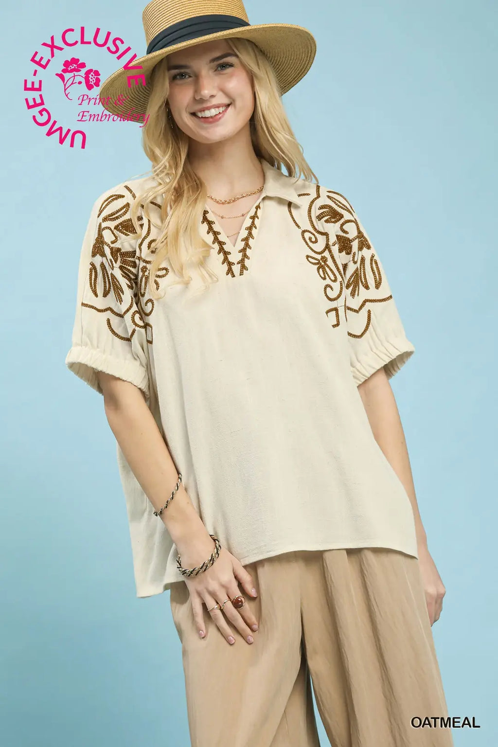 UMGEE OATMEAL TOP C6184