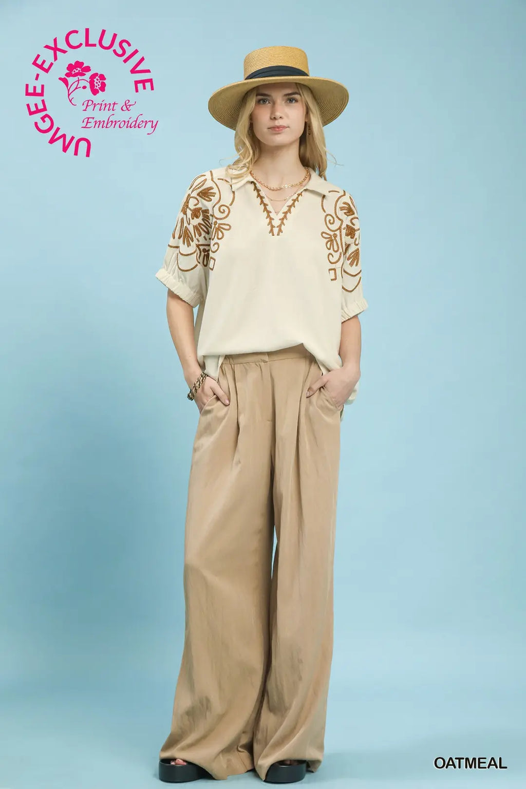 UMGEE OATMEAL TOP C6184