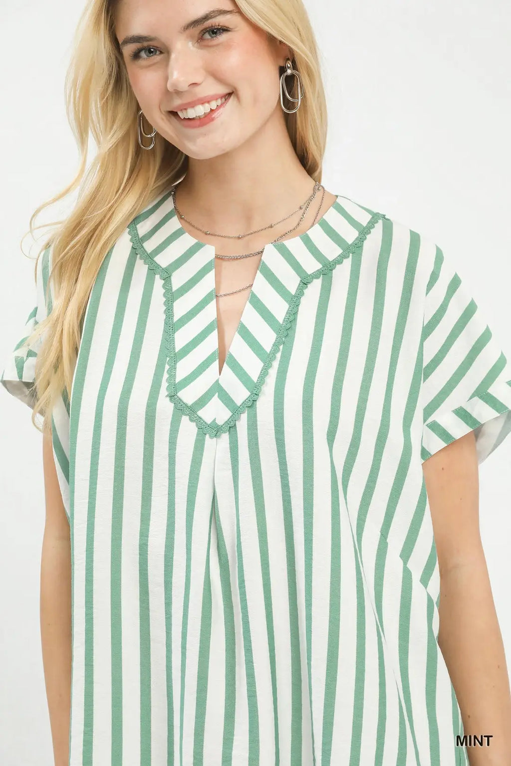 UMGEE MINT OVERSIZE TOP K2066