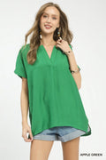 UMGEE VNECK TUNIC TOP D1010