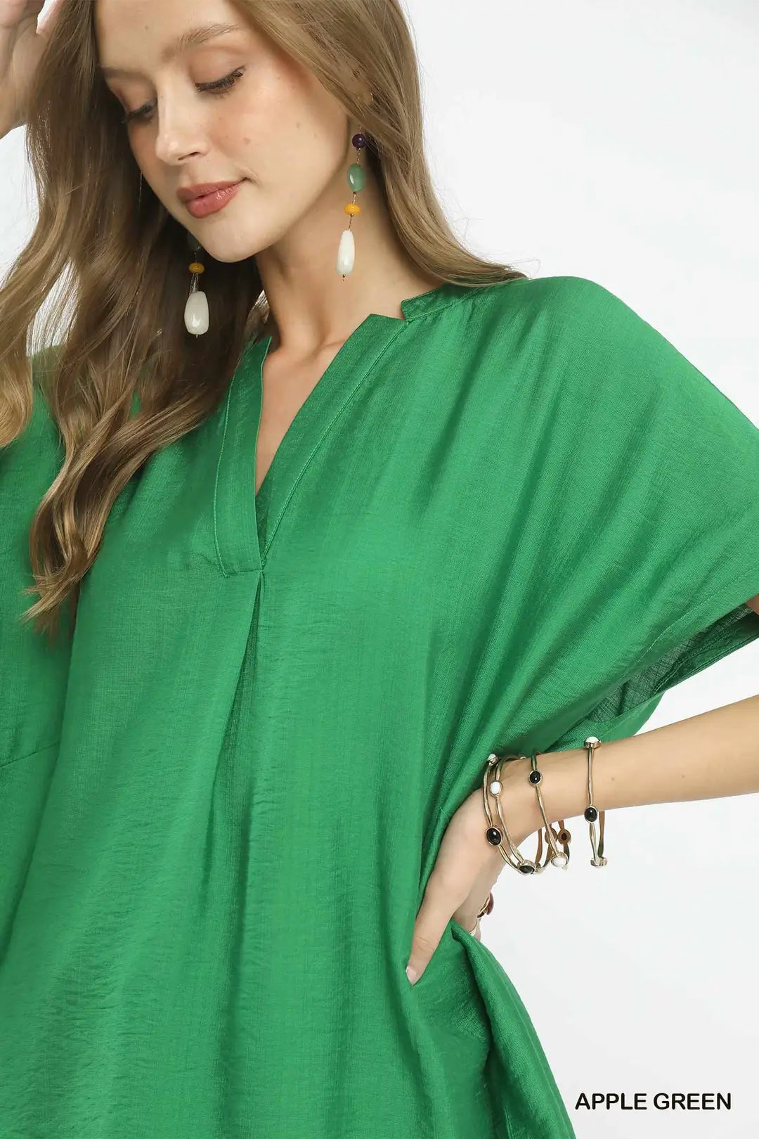 UMGEE VNECK TUNIC TOP D1010