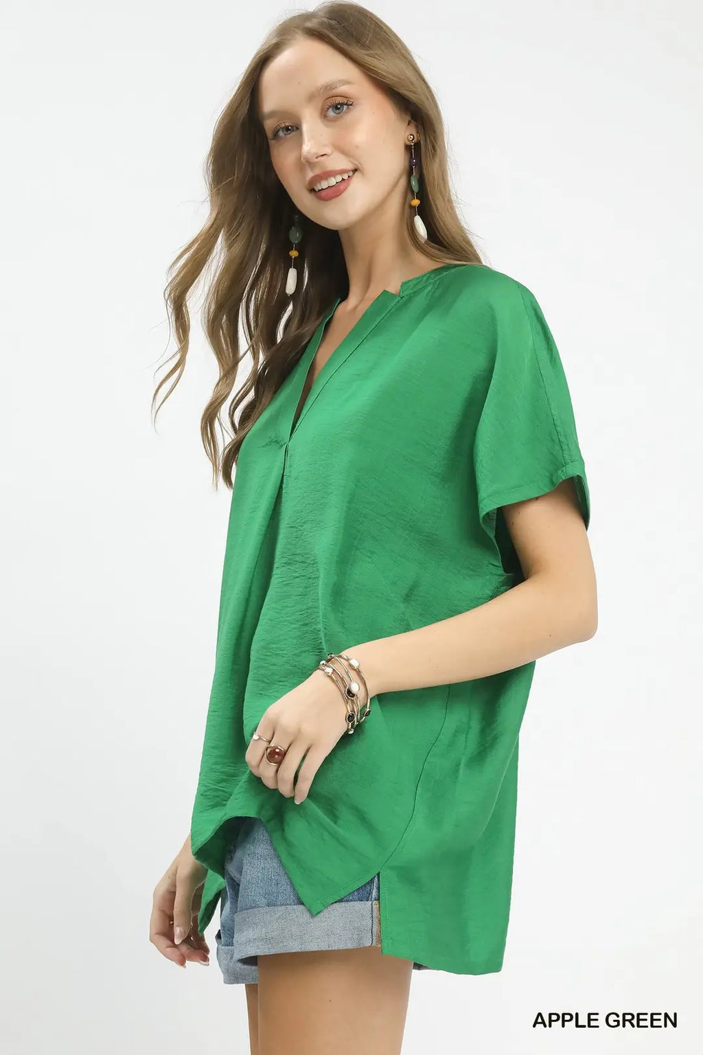 UMGEE VNECK TUNIC TOP D1010