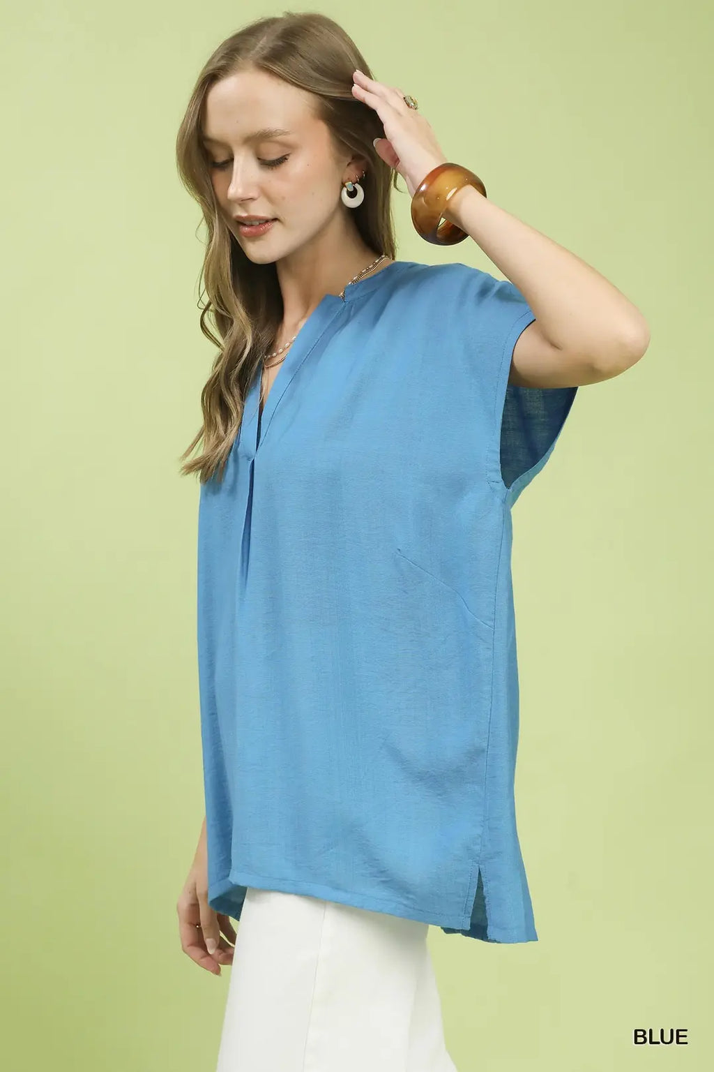 UMGEE VNECK TUNIC TOP D1010