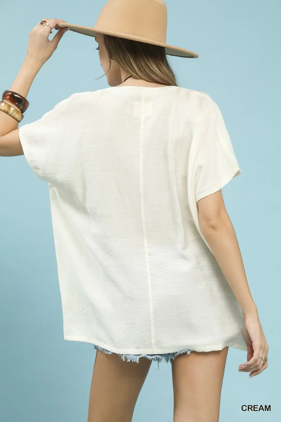 UMGEE VNECK TUNIC TOP D1010