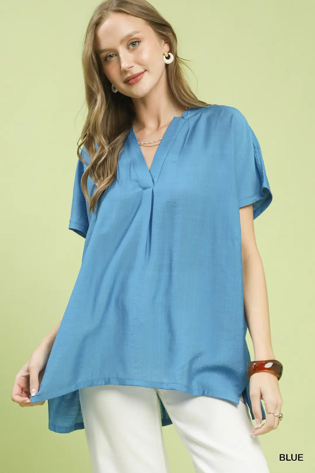 UMGEE VNECK TUNIC TOP D1010