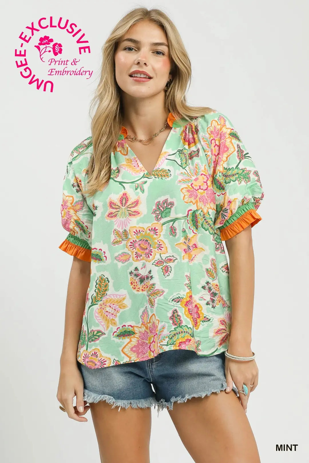 UMGEE MINT TOP C6271