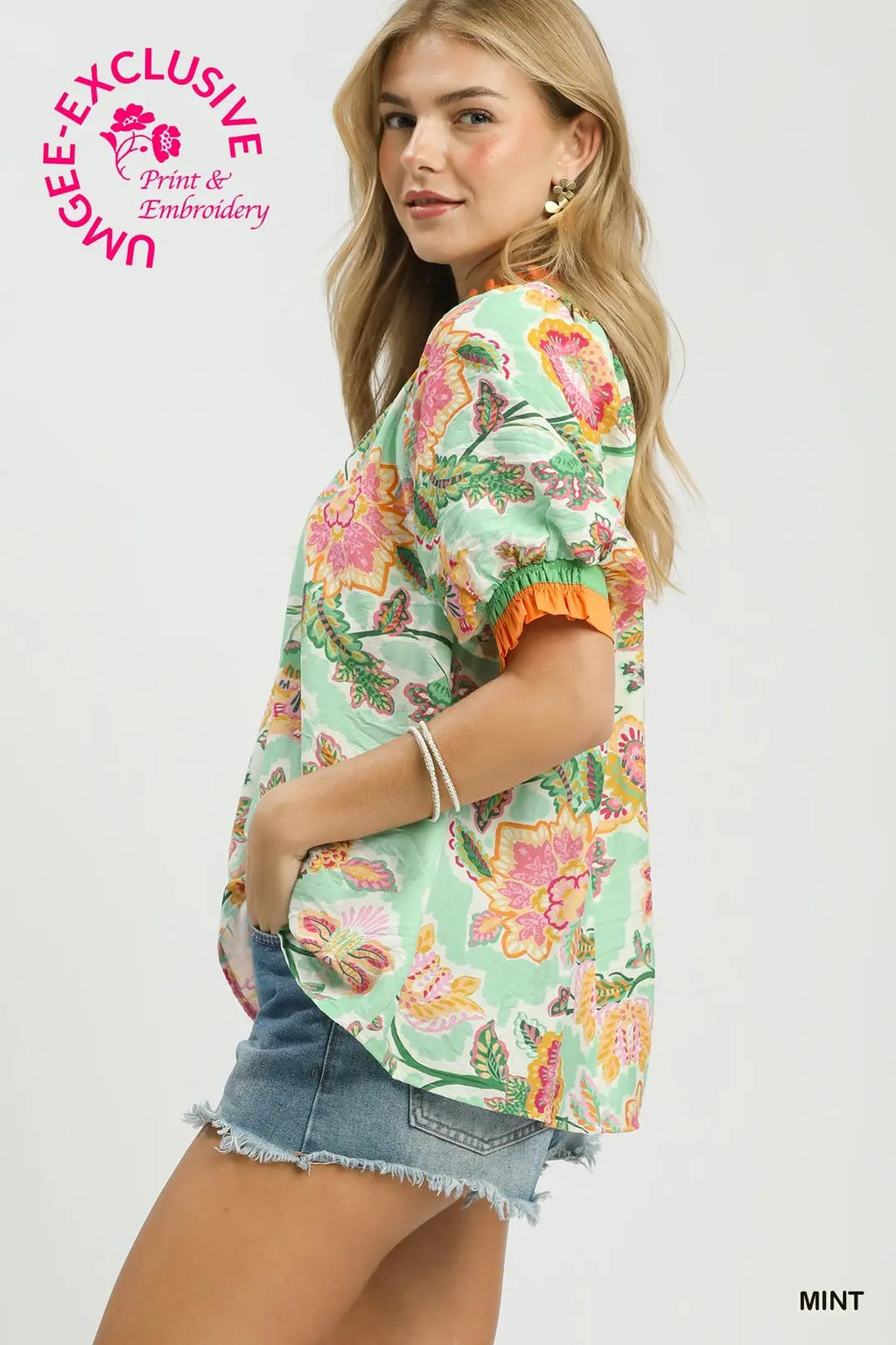 UMGEE MINT TOP C6271