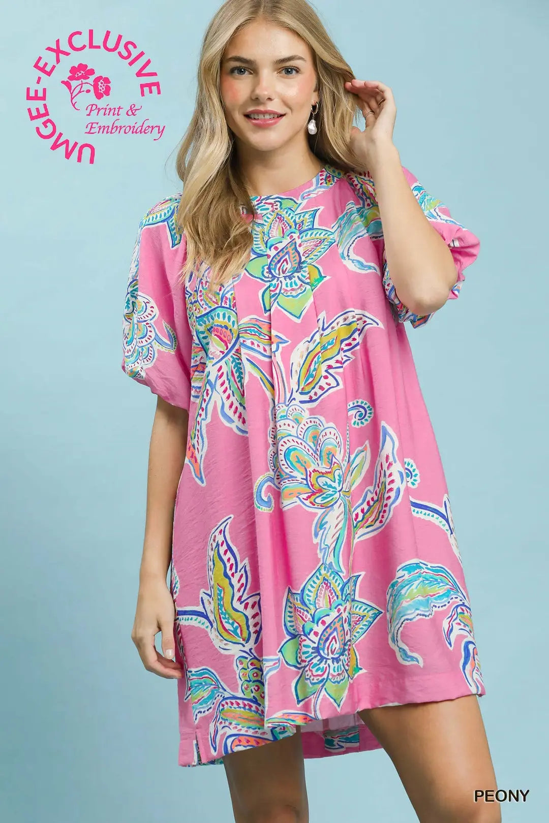 UMGEE PINK DRESS C6331
