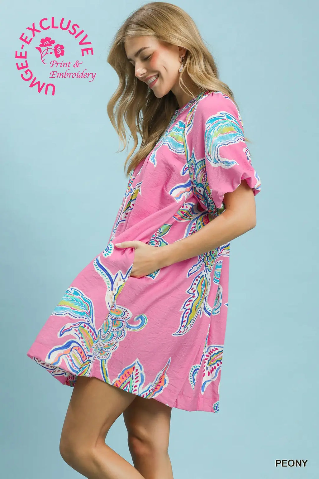 UMGEE PINK DRESS C6331