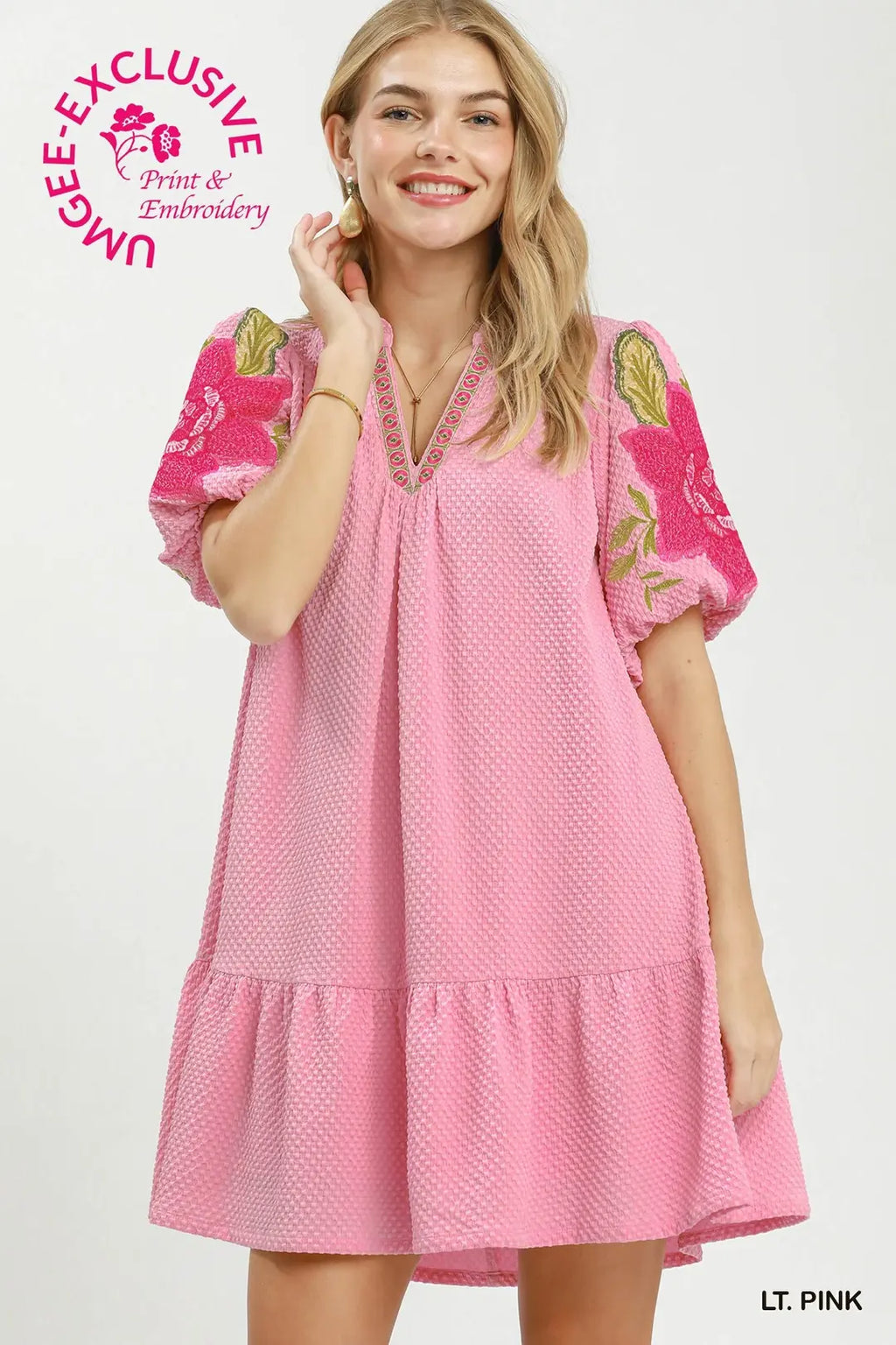 UMGEE LT PINK DRESS D1092