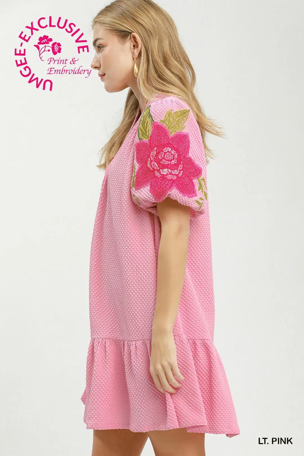 UMGEE LT PINK DRESS D1092