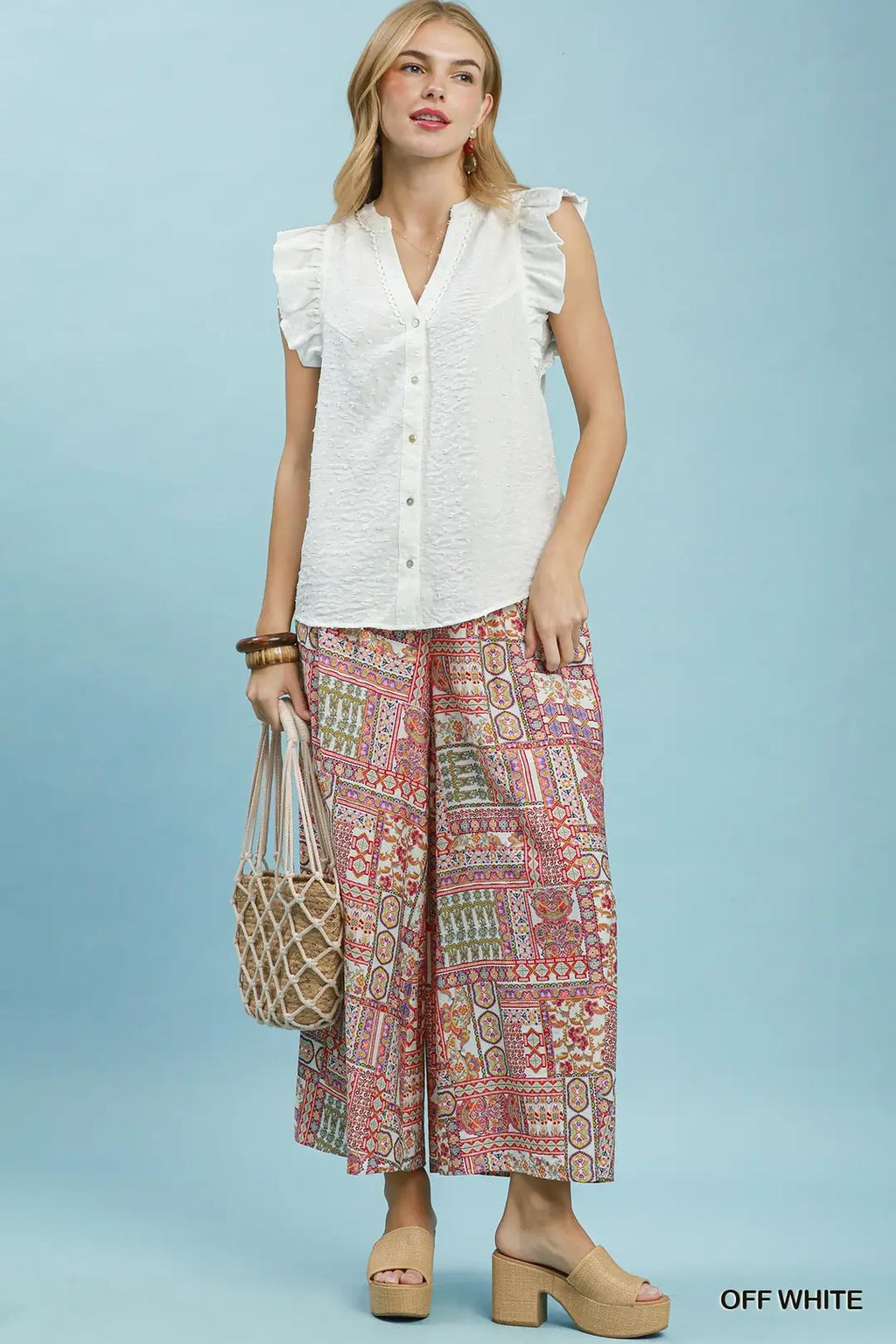 UMGEE OFF WHITE BLOUSE C6504