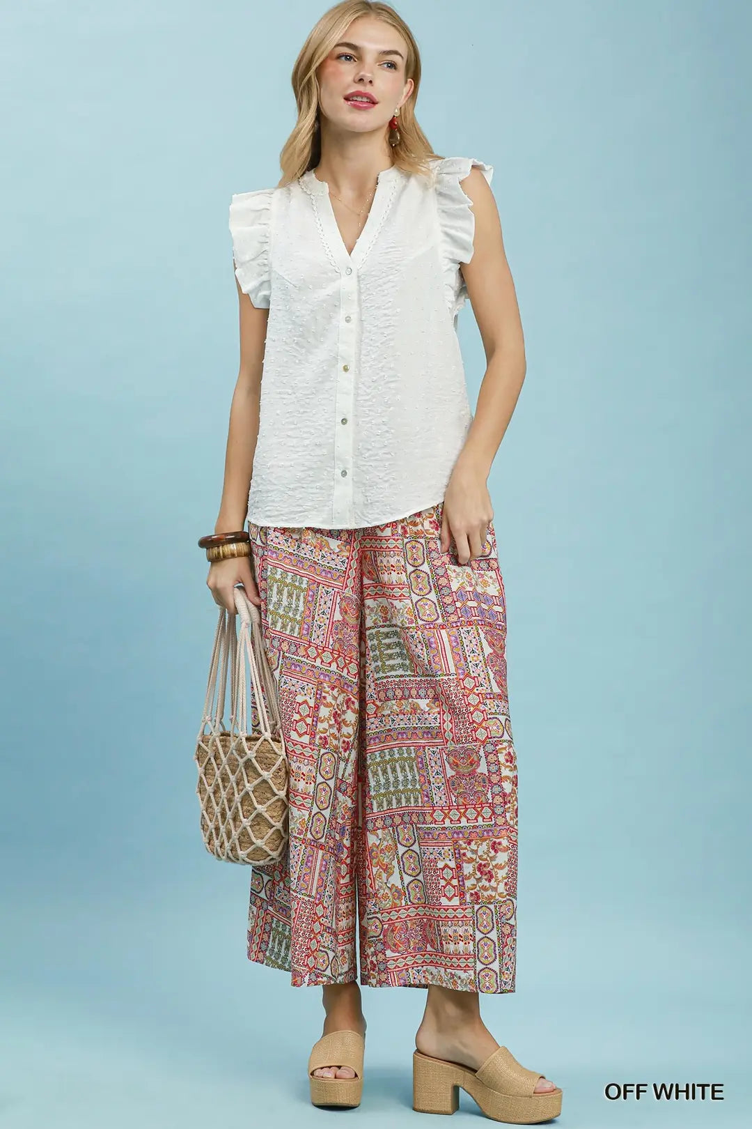 UMGEE OFF WHITE BLOUSE C6504