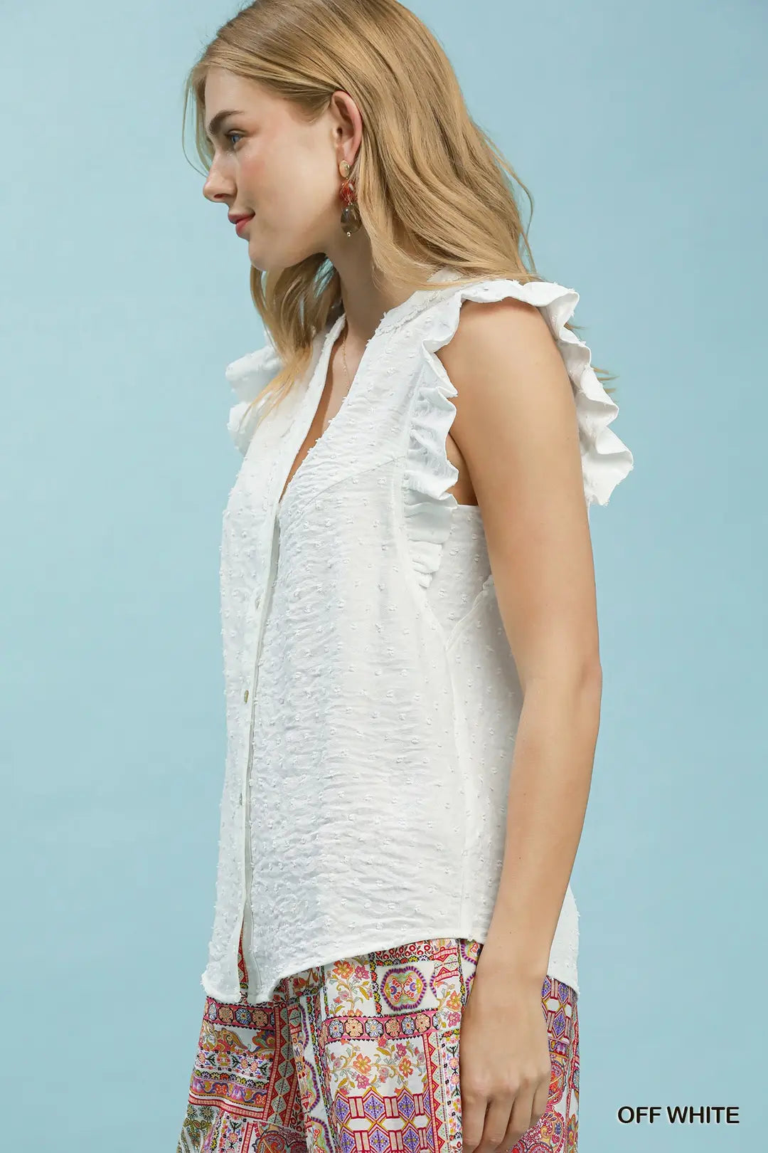 UMGEE OFF WHITE BLOUSE C6504