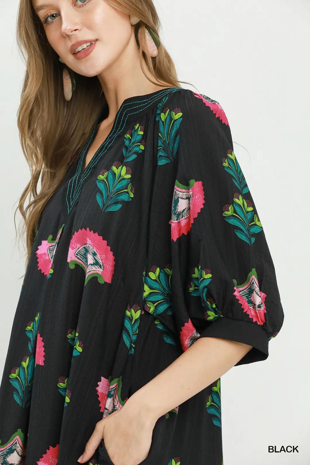 UMGEE BLACK MINI DRESS D1110