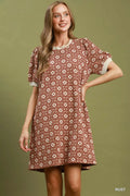 UMGEE RUST DRESS C6443