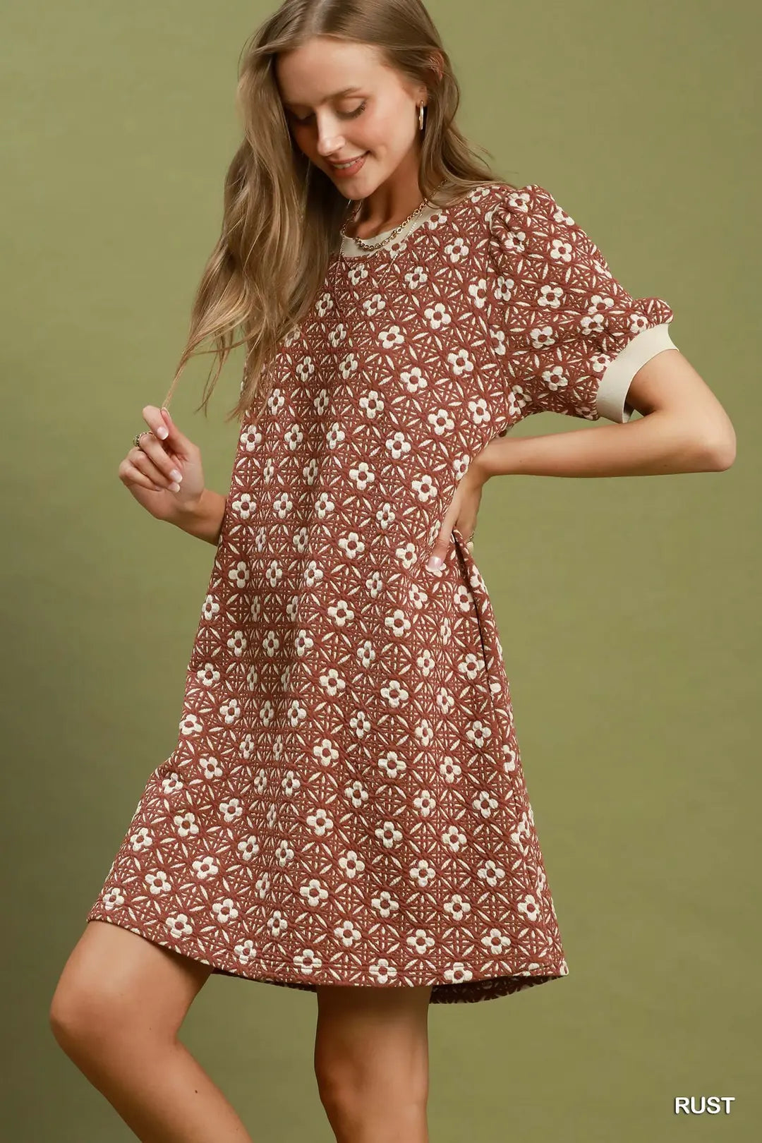 UMGEE RUST DRESS C6443