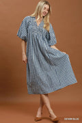 UMGEE DENIM BLUE DRESS D1155