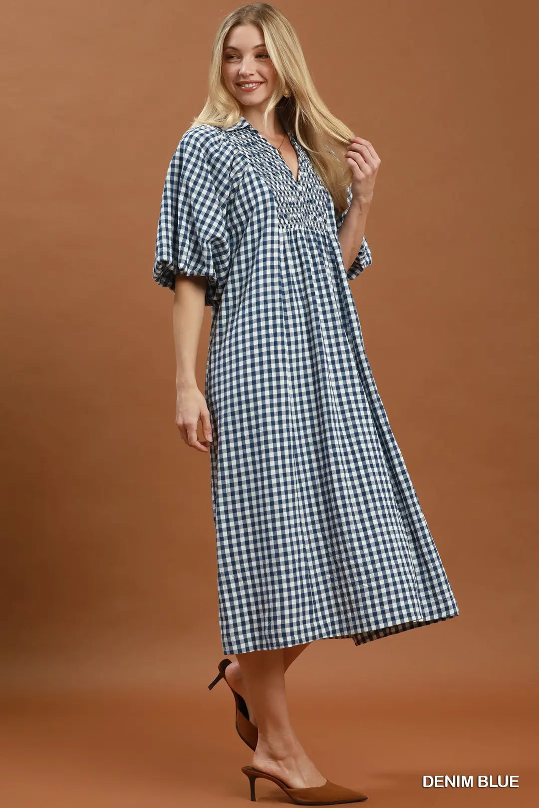 UMGEE DENIM BLUE DRESS D1155