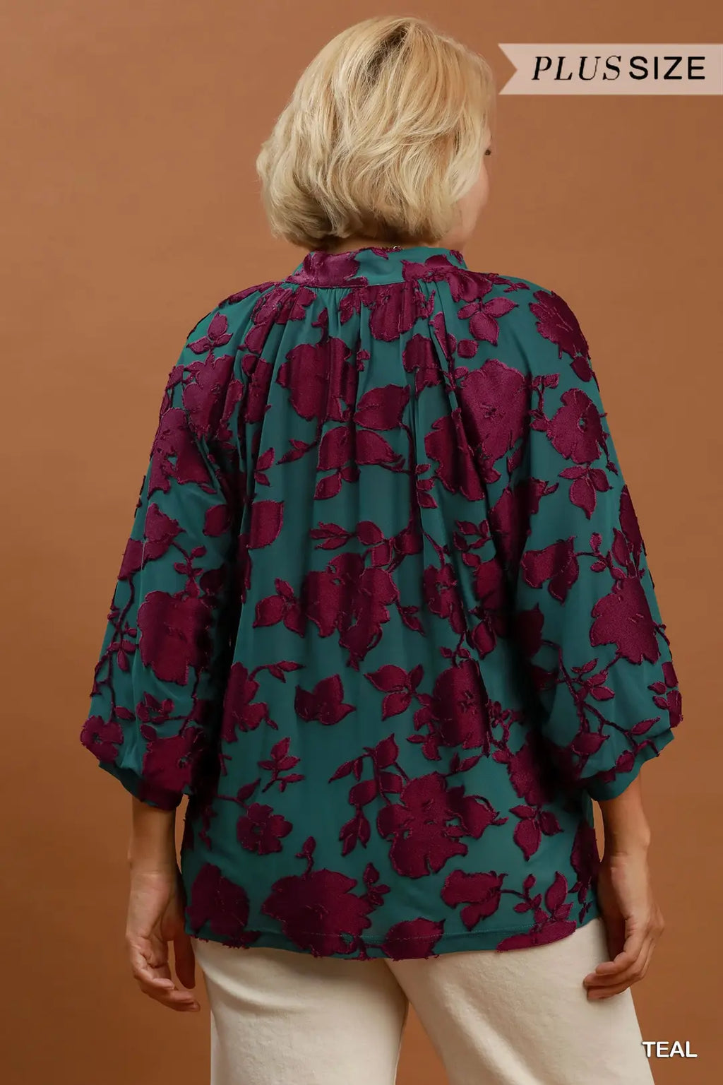 UMGEE TEAL BLOUSE WC6426