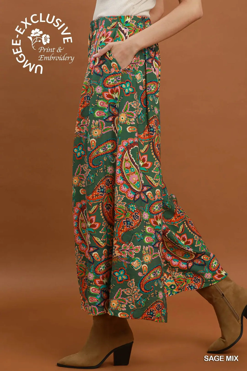 UMGEE SAGE MIX PANTS C6643