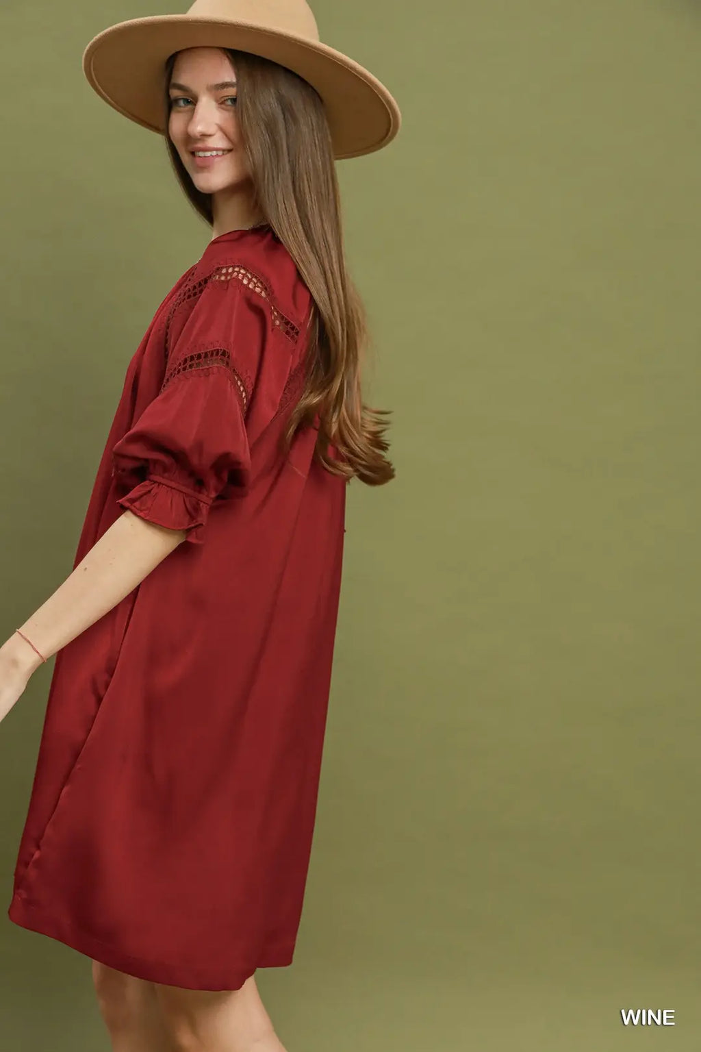 UMGEE WINE DRESS N7023