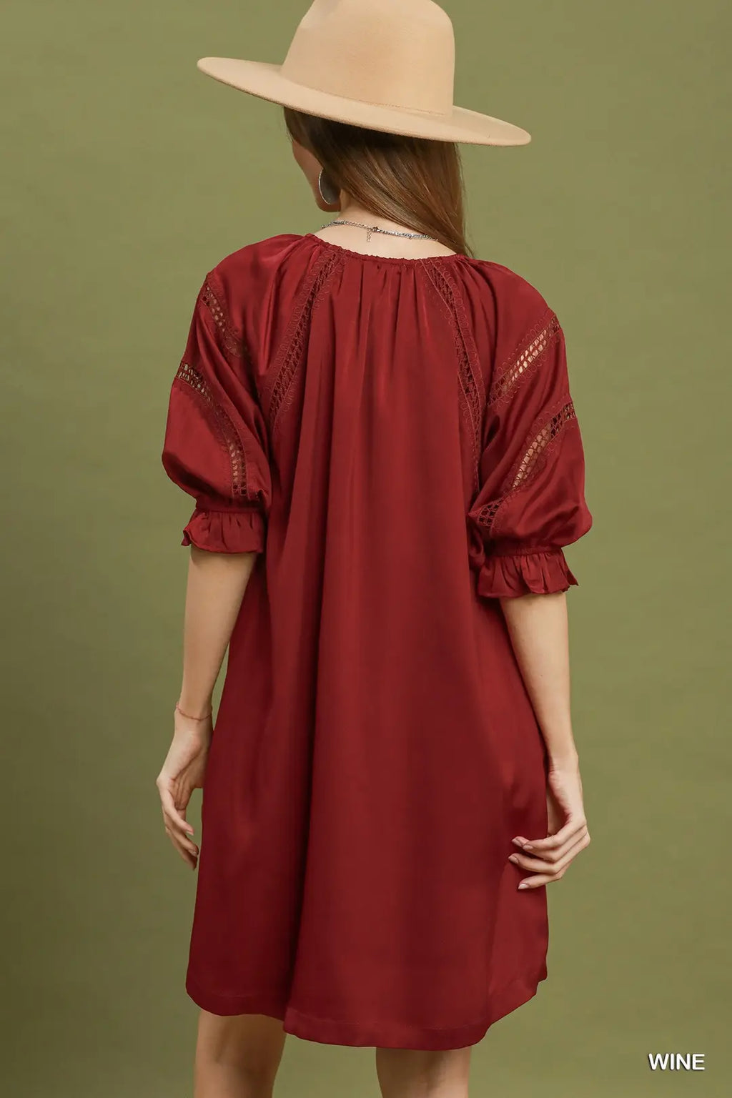 UMGEE WINE DRESS N7023