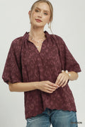 UMGEE MAROON TOP C6731