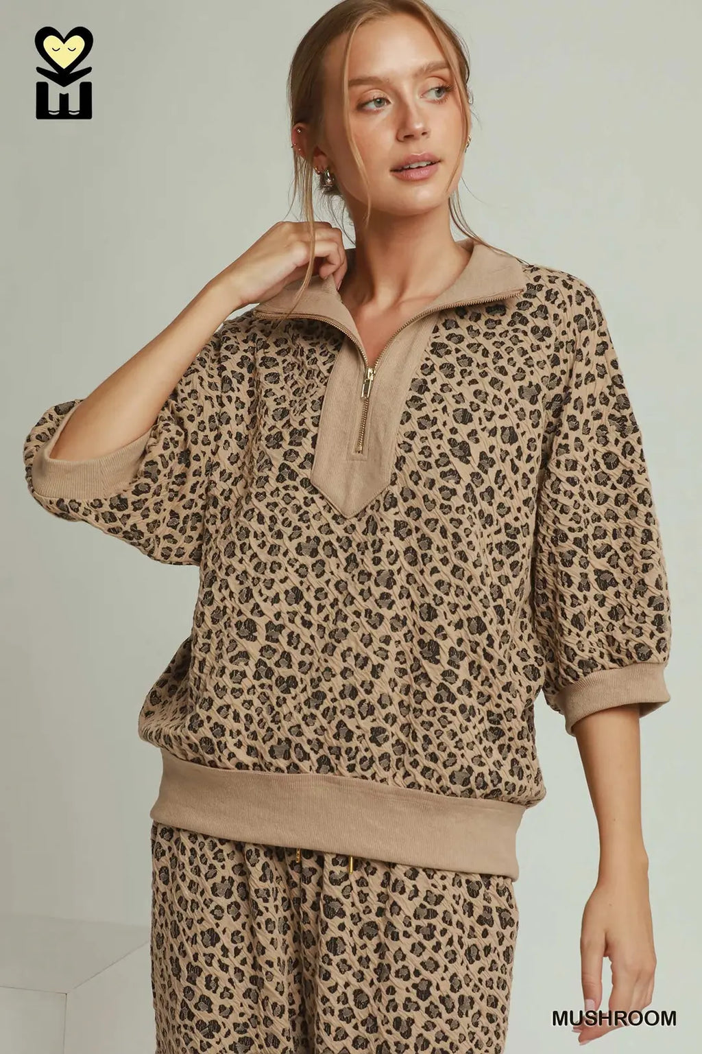 UMGEE LEOP PULLOVER H1199T