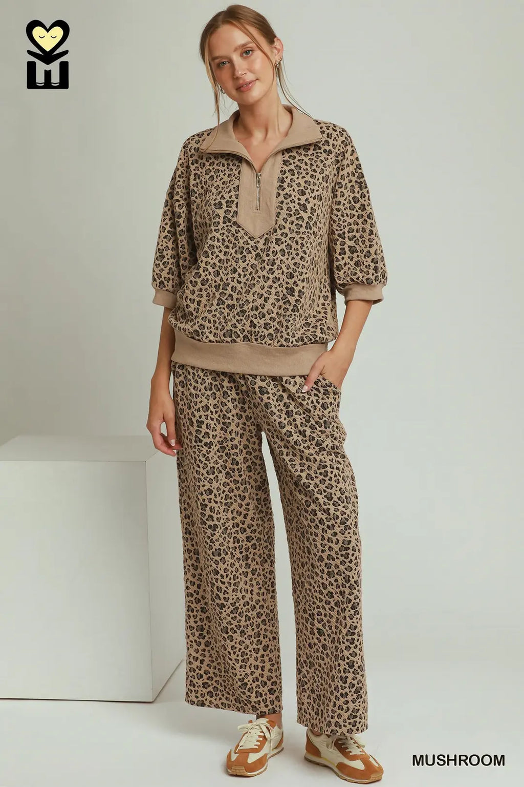 UMGEE LEOP PULLOVER H1199T
