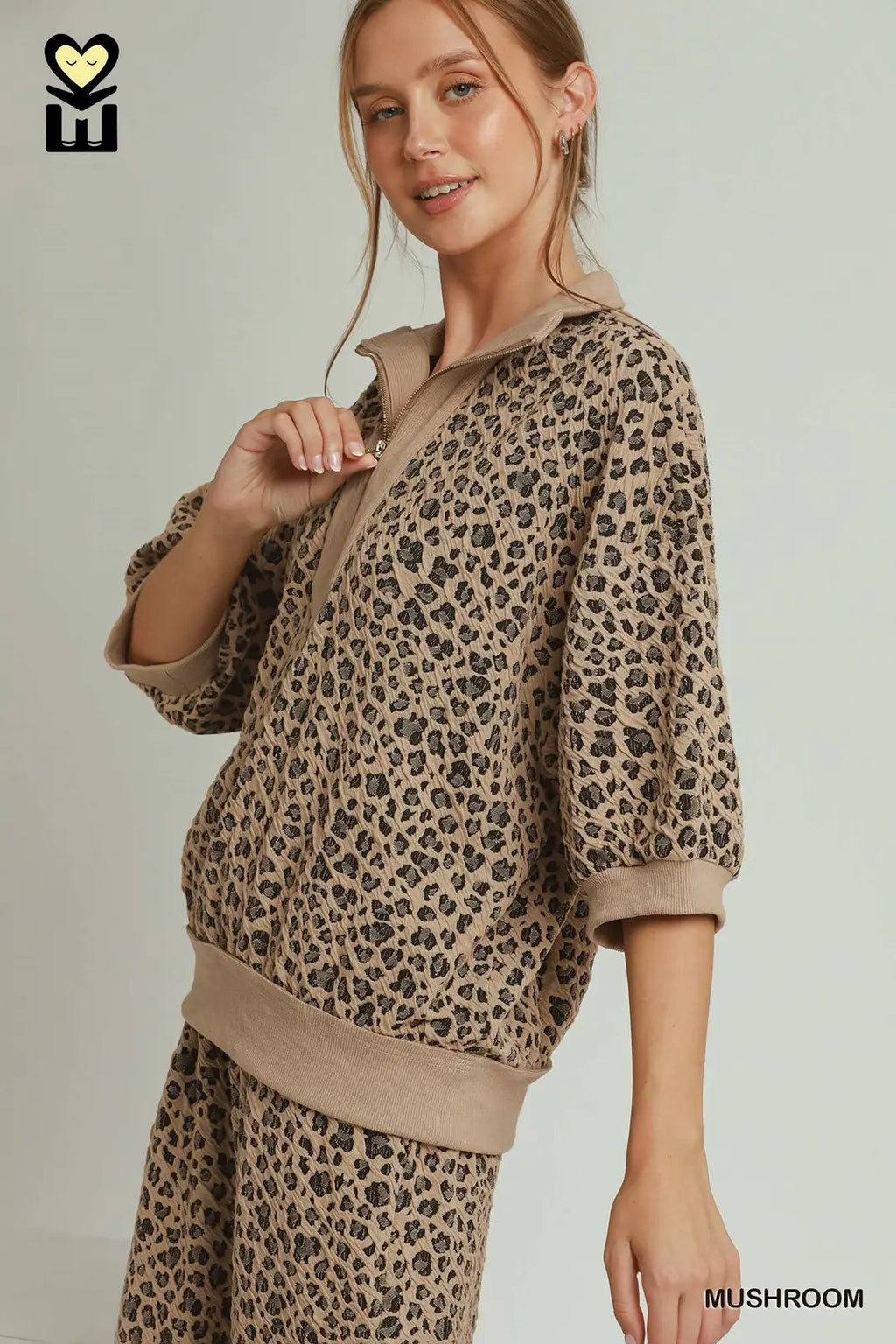 UMGEE LEOP PULLOVER H1199T