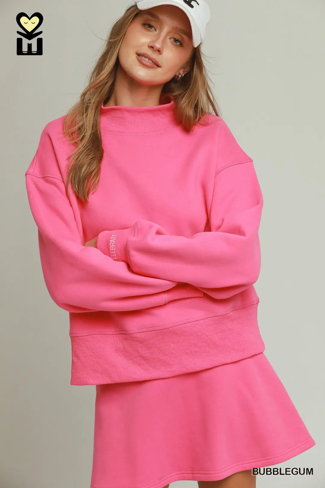 UMGEE PINK SWEATSHIRT H1212-T