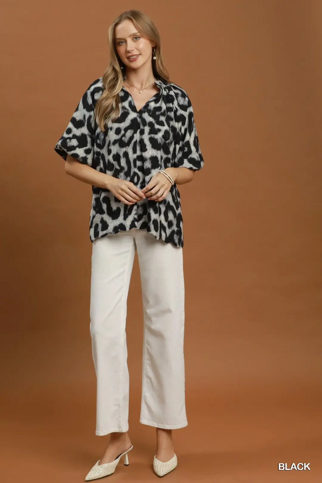 UMGEE ANIMAL PRINT TOP C6874