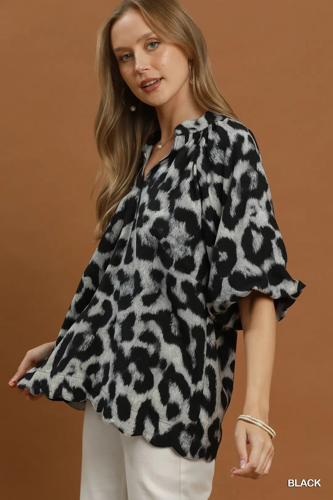UMGEE ANIMAL PRINT TOP C6874