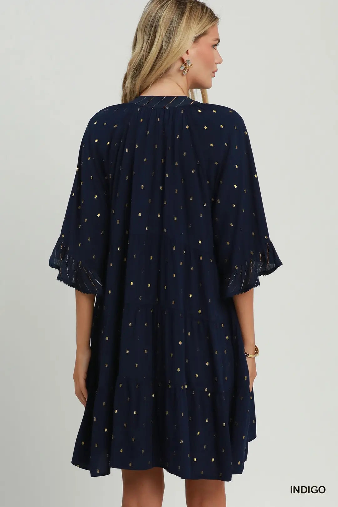 UMGEE INDIGO DRESS C6884