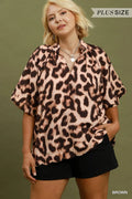 UMGEE BROWN ANIMAL TOP WC6874
