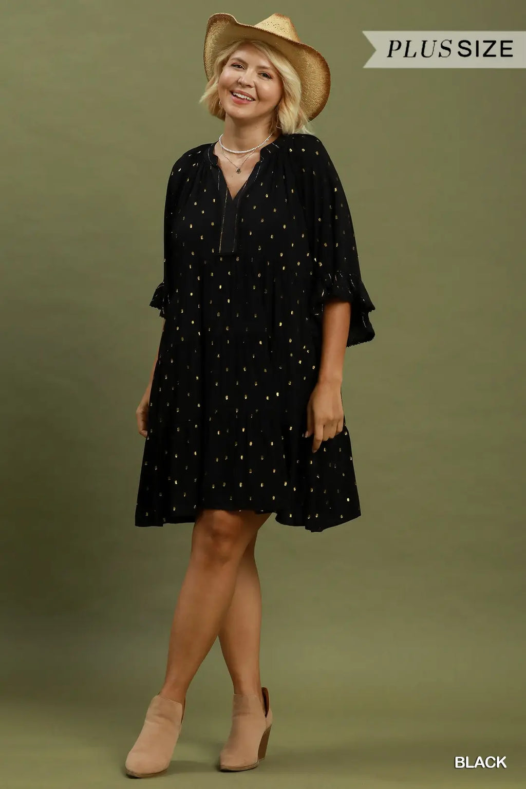 UMGEE BLACK DRESS WC6884