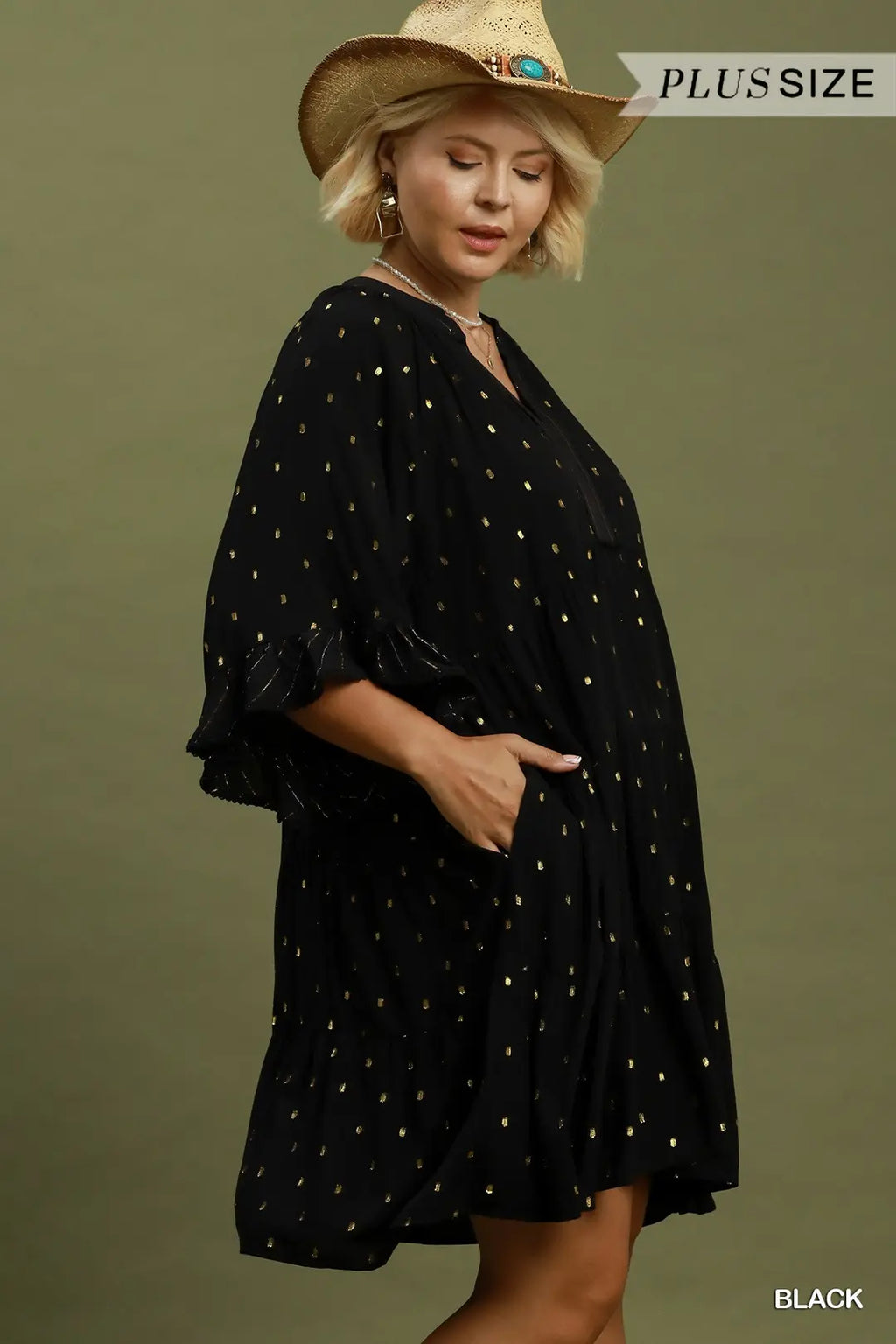 UMGEE BLACK DRESS WC6884
