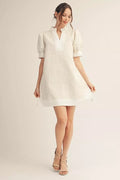JODIFL CREAM DRESS R7157