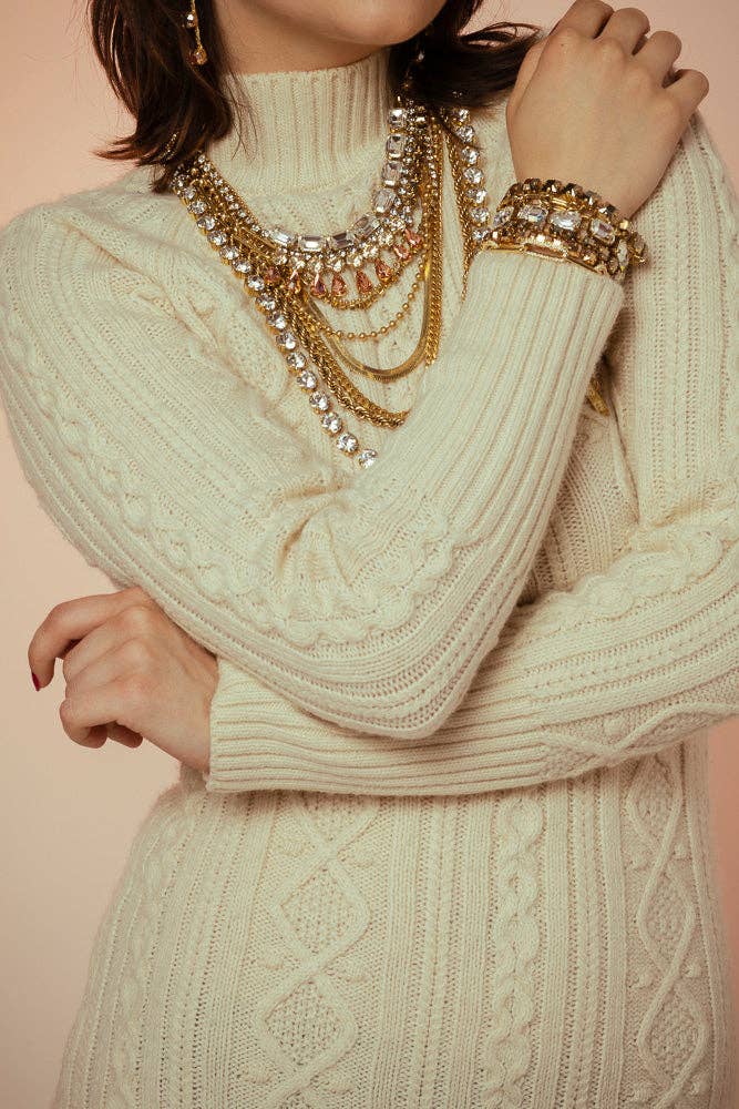 TOVA Monique Bracelet in Clear